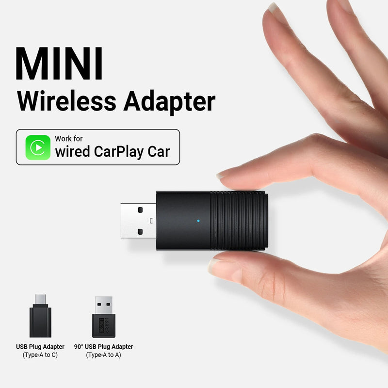 Mini Adaptador Sem Fio CarPlay Plug and Play